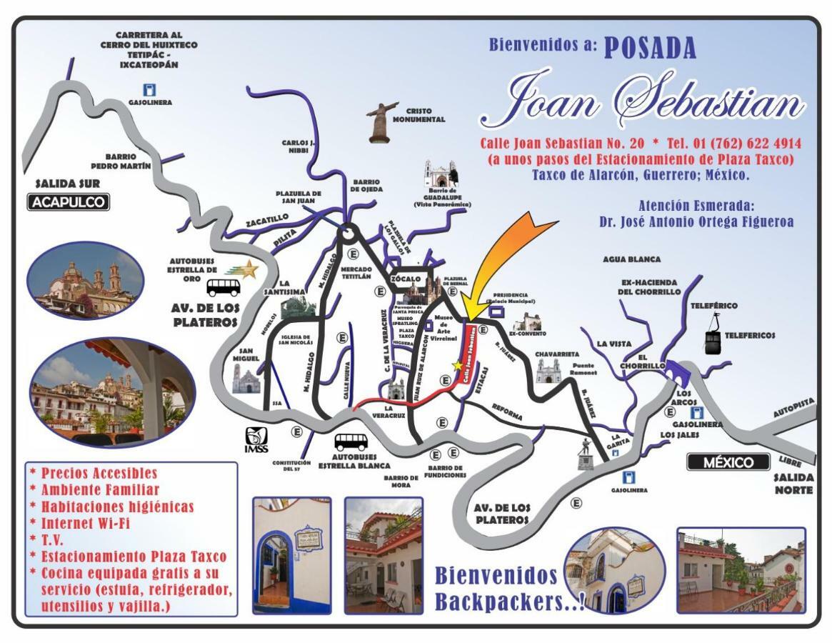 Posada Joan Sebastian Taxco de Alarcon Εξωτερικό φωτογραφία